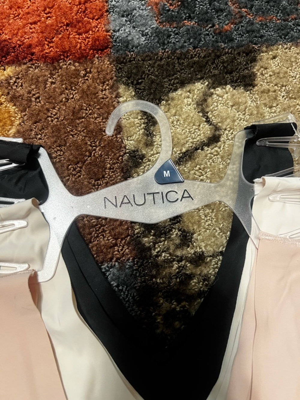 NWT Nautica Laser Cut Lounge Bras - Blush, White, Black (3-Pack) - Picture 4 of 5